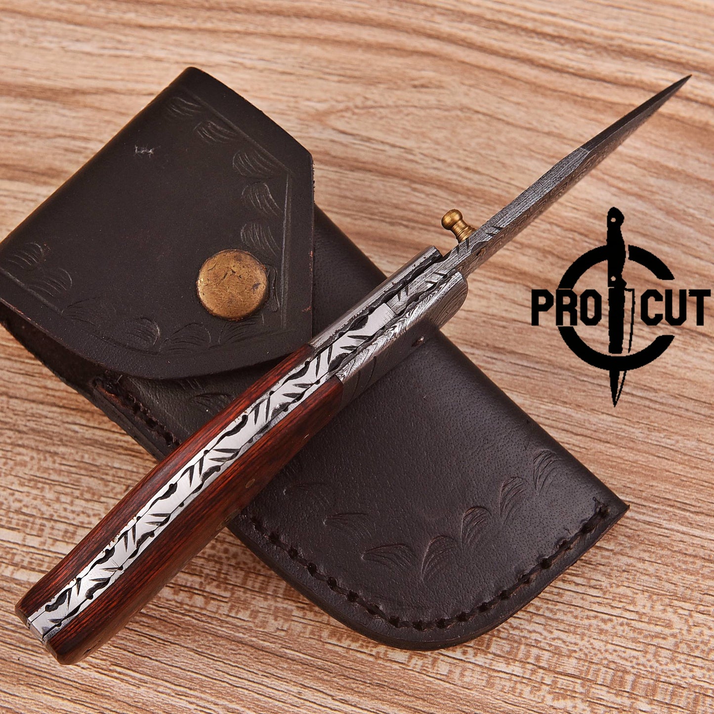 Pro Cut Damascus Steel Knife | Camping & Hiking Gear