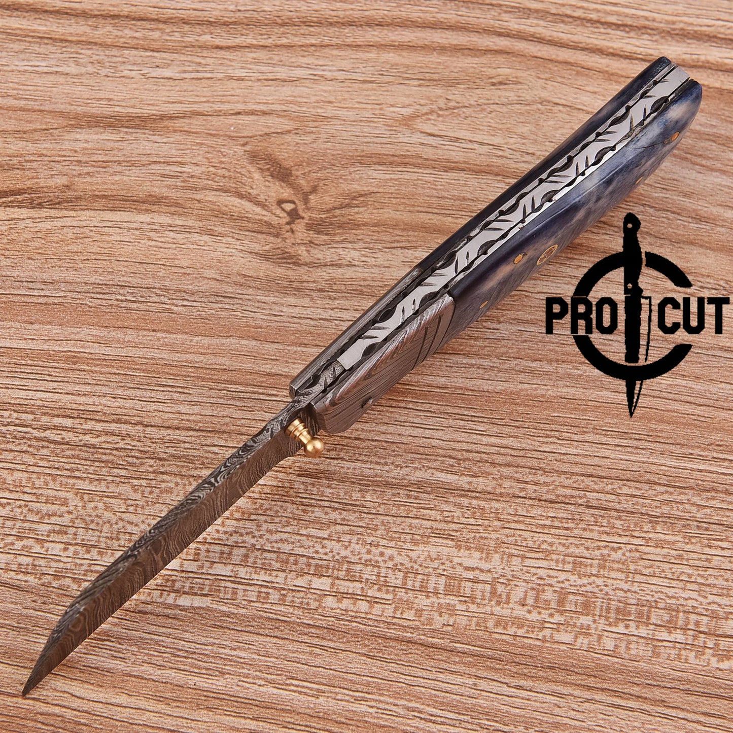 Exclusive Pro Cut Folding Pocket Knife | Damascus Steel Every Day Carry