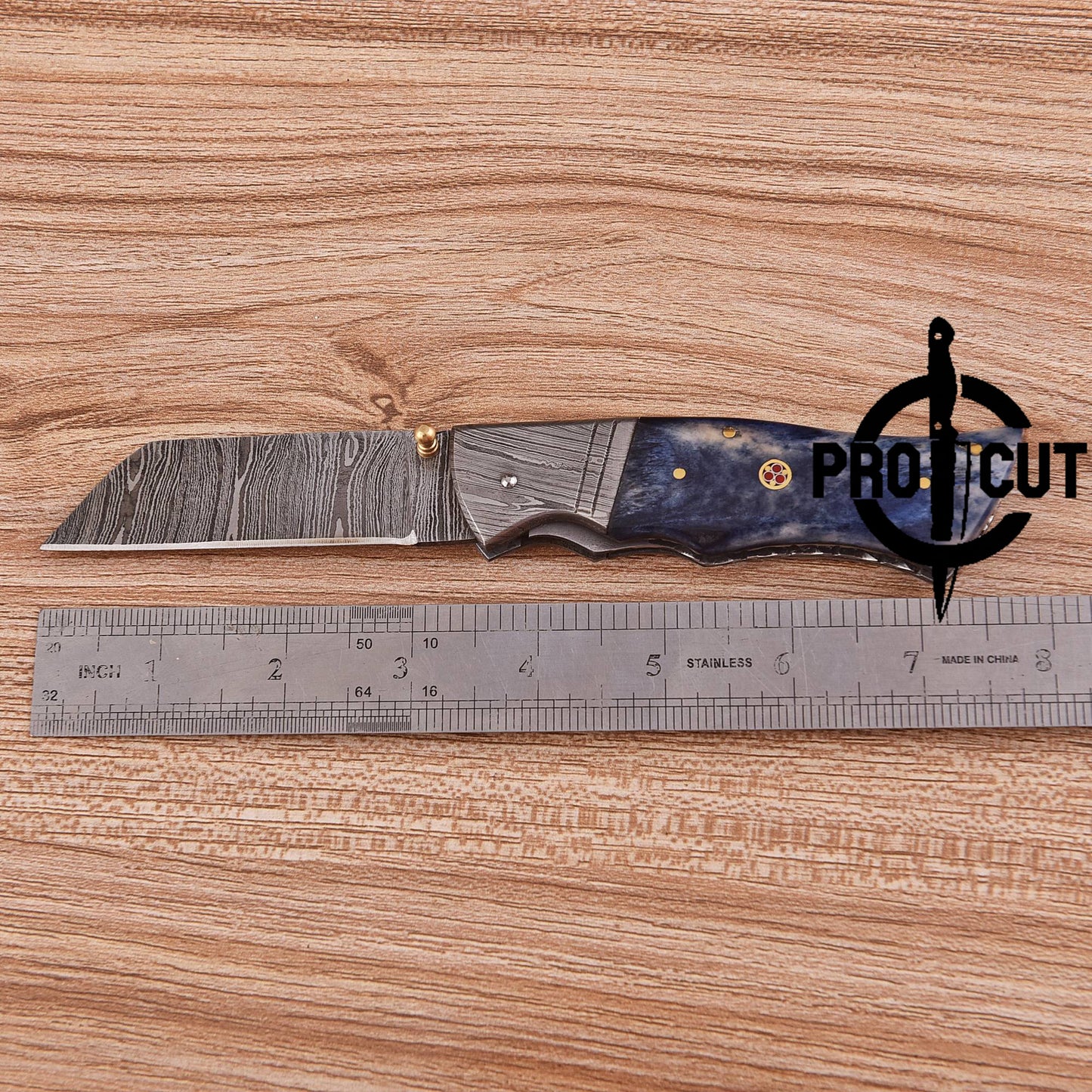 Exclusive Pro Cut Folding Pocket Knife | Damascus Steel Every Day Carry