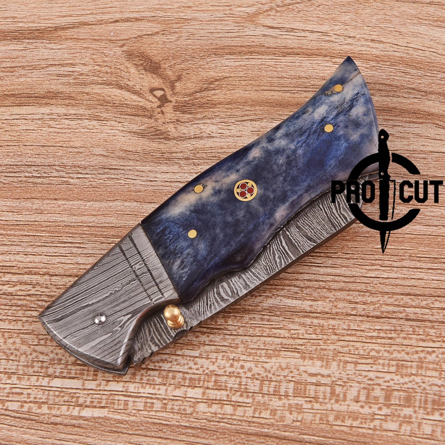 Exclusive Pro Cut Folding Pocket Knife | Damascus Steel Every Day Carry