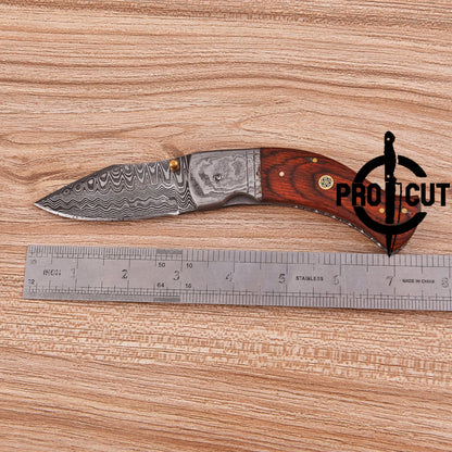 Pro Cut Damascus Steel Knife | Camping & Hiking Gear