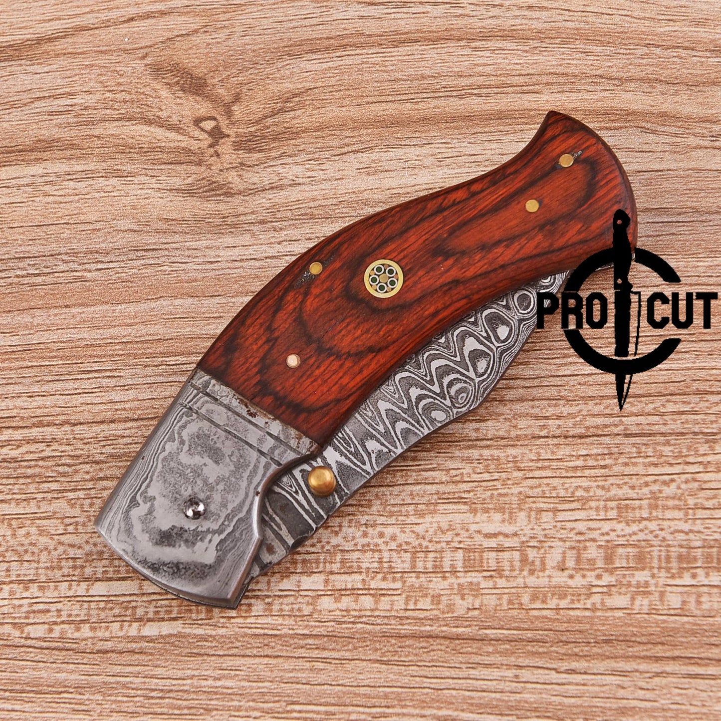 Pro Cut Damascus Steel Knife | Camping & Hiking Gear