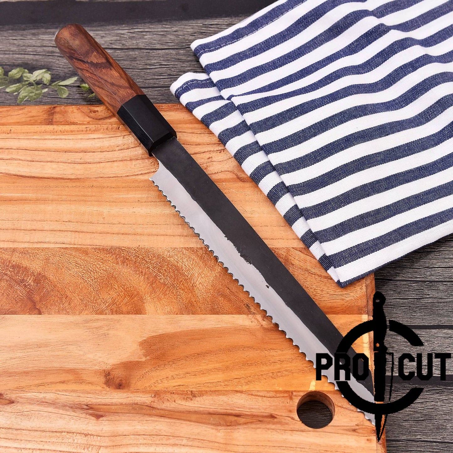 Pro Cut Premium Stainless Steel Hand Forged Brisket Knife