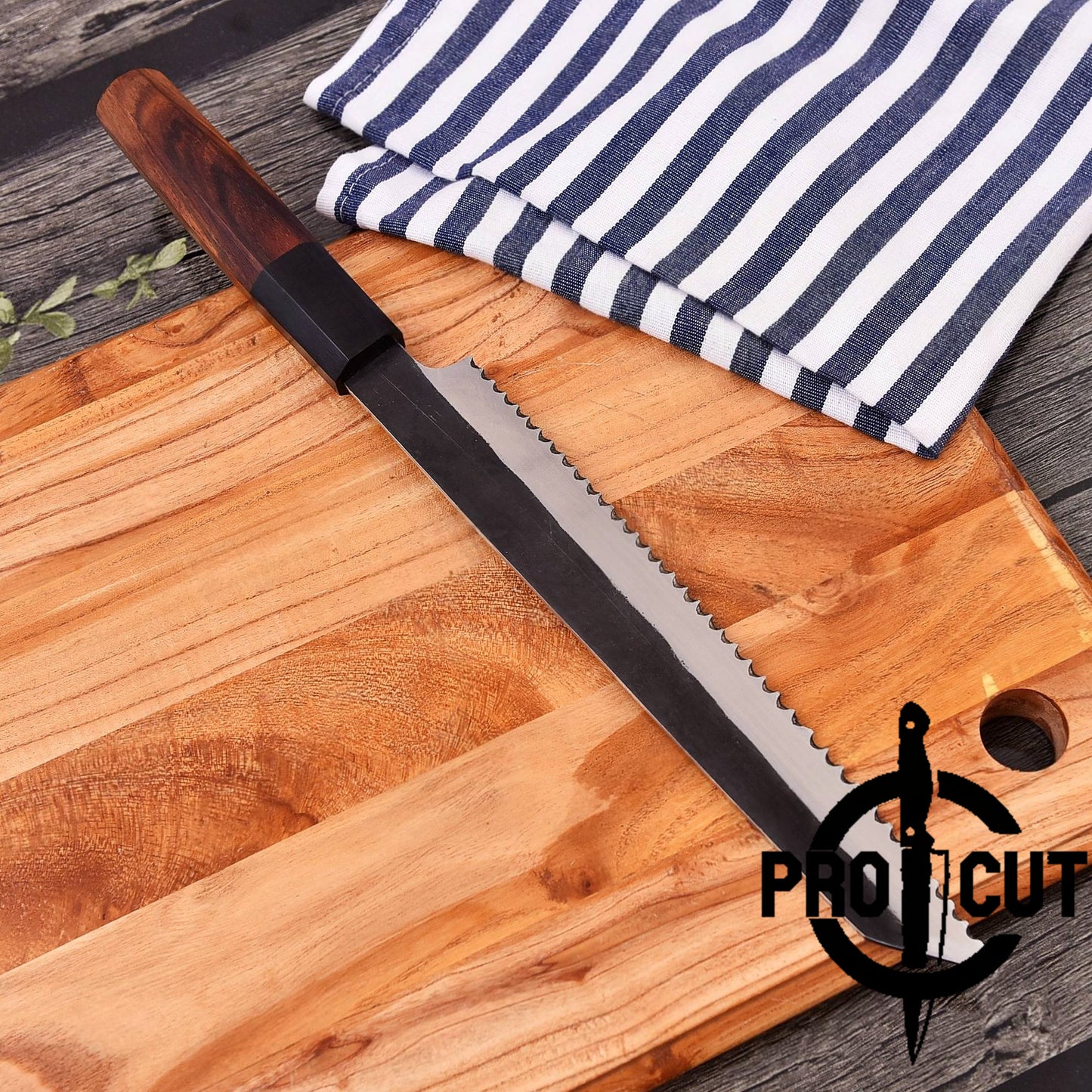 Pro Cut Premium Stainless Steel Hand Forged Brisket Knife