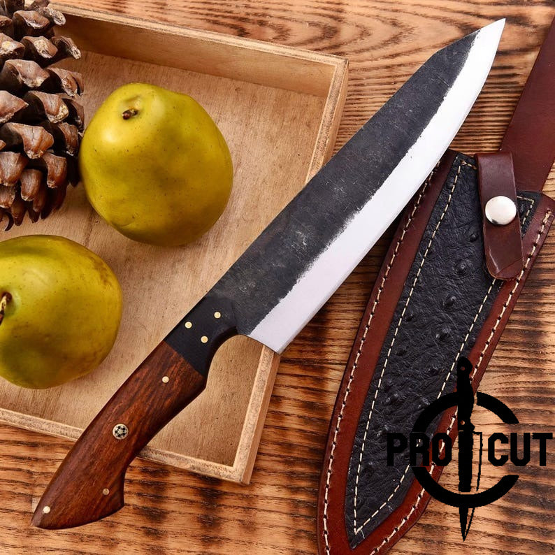 Pro Cut Forge Born - Hand Forged D2 Steel Chef Knife